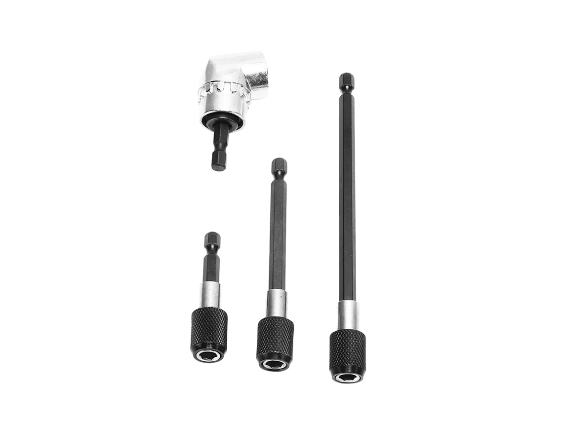 Conjunto De Extensão E Adaptador Para Parafusadeira Laxiscreed Com Reforço Magnético E Ângulo Ajustável