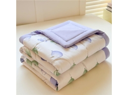 Colcha Acolchoada Fansu Capa de Cama Manta para Ar Condicionado Enchimento Algodão Sofá com Estampa Floral Nór