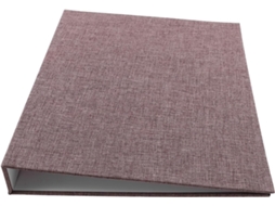 Pasta De 3 Argolas Kichouse A5 Com Capa Tecido E Metal Proteger Cadernos Páginas Anotações, Ideal Decoração