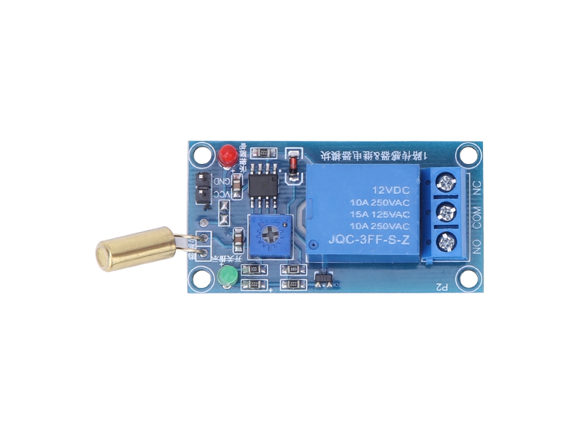 Módulo Sensor de Inclinación Sw 520 12vdc Relé Alarma de Protección Contra Inclinación de Equipo