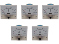 5x 85c1-a Amperímetro Analógico Cc De Painel 30a Medidor Corrente
