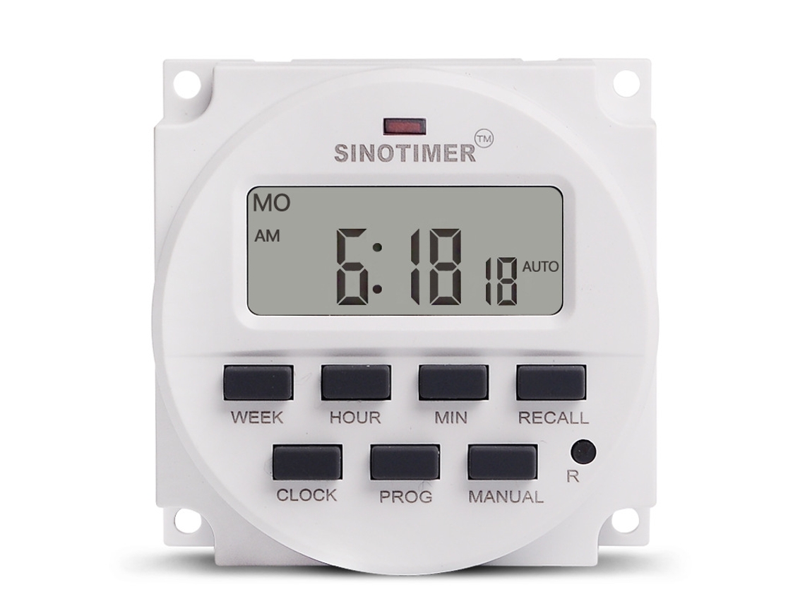 Temporizador de 24v com Controle Relé Temporizador, Temporizador Perfeito de 24v BRILVIBERA