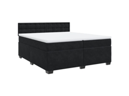 Box Spring Bed, Box Spring Beds Vidaxl Preto Veludo (200 X 200 Cm)