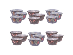 250 Unidades de Copos de Bolo de Papel para Decorações de Halloween ALLINLESS