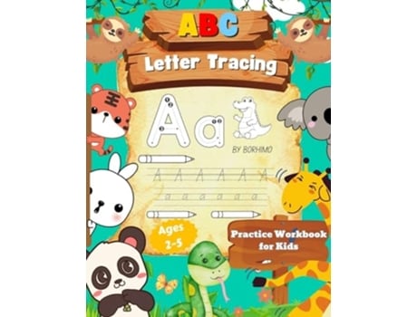 Livro Letter Tracing Book for Kids 3-5 Years Old Big Letter Tracing Book for Kids, Fun Activity Book de Laura Bidden (Inglês)