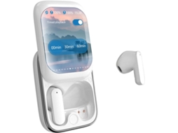 Fones De Ouvido Sem Fio Com Tela Sensível Ao Toque Colorida E Cancelamento Ruído