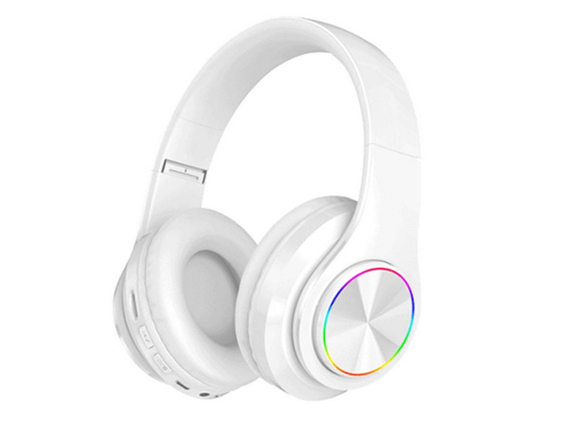 Auriculares Bluetooth Over Ear With Microphone Foldable & Lightweight Stereo