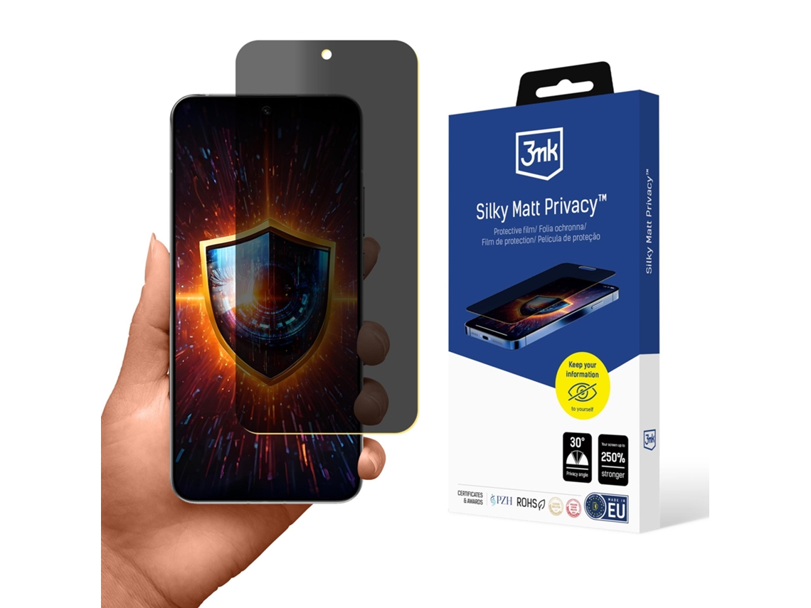 Película Protetora 3mk Silky Matt Para Privacidade, Tela Inteira, Para Oppo Reno 14 Pro.
