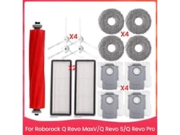 For Q Maxv/q S/q Pro Replacement Parts Main Side Brush Dust Bag Hepa Filter Mop Cloths A