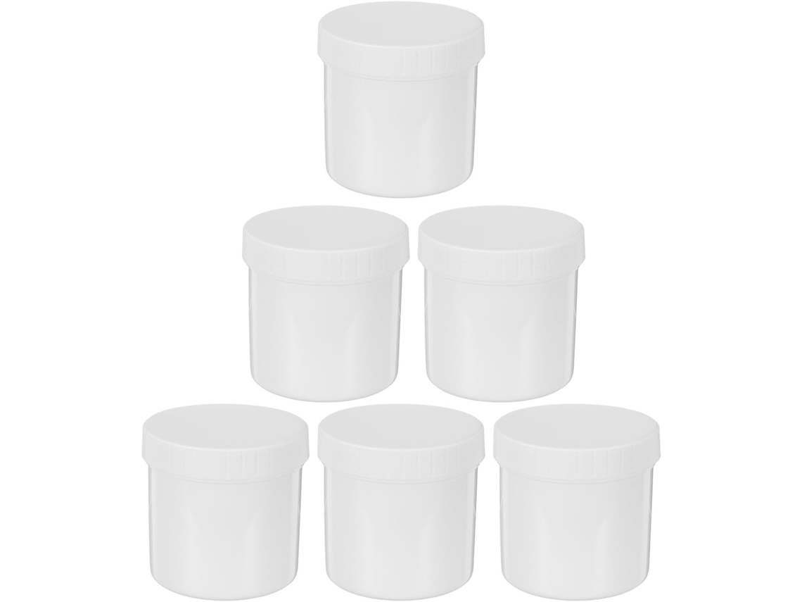 Conjunto De 6 Recipientes Herméticos Para Grãos Sosoport 500ml, Em Hdpe, Com Boca Larga, Ideais Para Armazenamento De