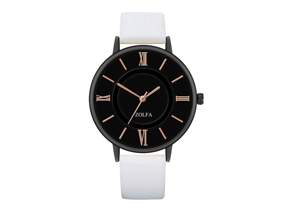 Reloj De Cuarzo Clásico Elegante Estilo Empresarial Para Parejas Unisex Regalo (blanco)