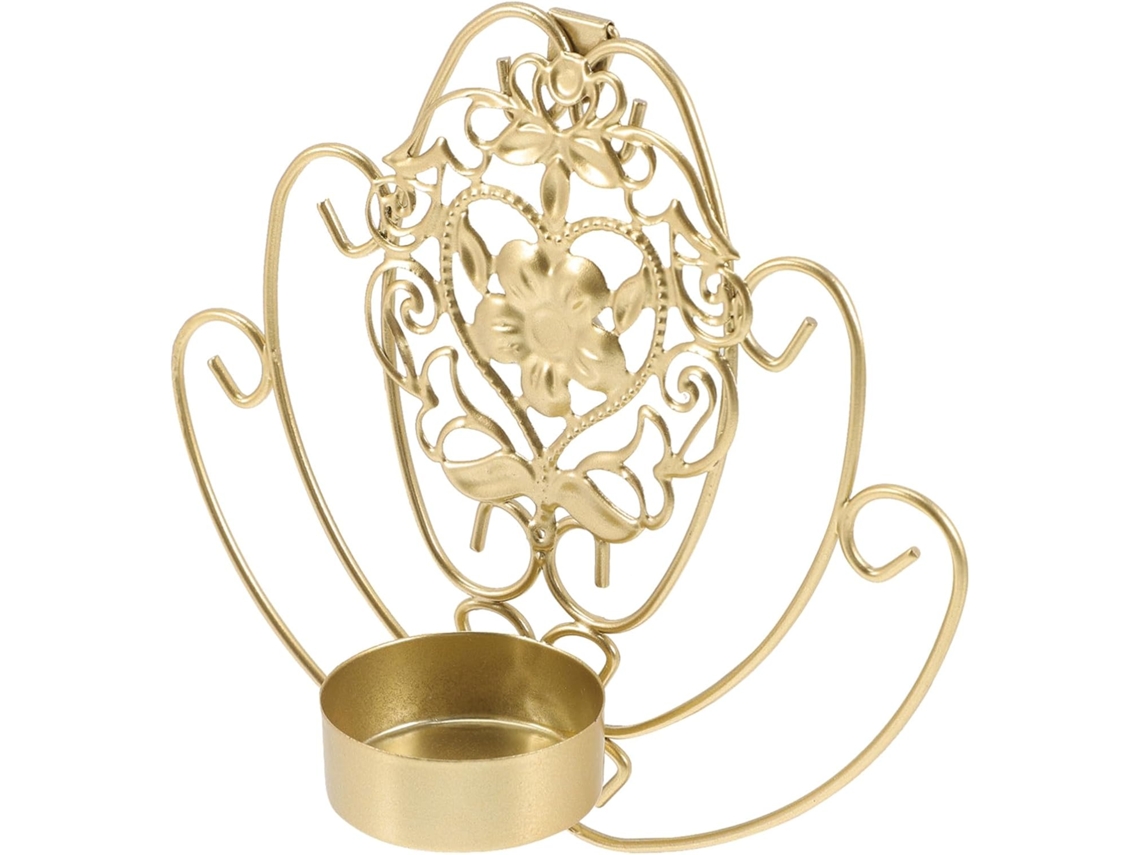 Vela Led Decorativa Sem Chama, Cor Dourada, Para Mesa E Interiores