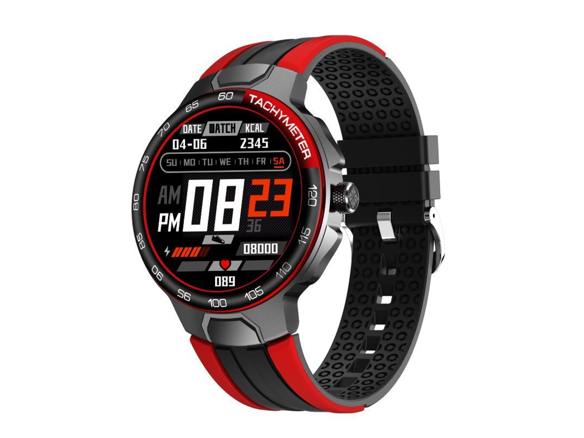 Smartwatch, Relógio Esportivo Fitness Ao Ar Livre, Vermelho Bestvite