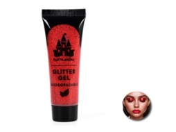Gel Glitter Biodegradável Vermelho 3x8 cm