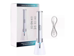Aparelho de beleza para os olhos com aquecimento, massagem vibratória, dispositivo para introdução de luz nos olhos, para os olhos e rugas.