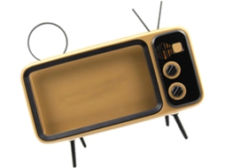 Suporte Retrô Para Celular Com Potência De Saída 1500ma, Feito De Plástico, Para Uso Em Estudos E No Escritório, Para