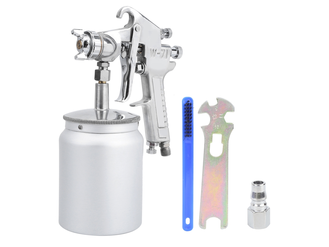 Set De Pistolas De Pintura W-71 1.5mm 600cc Estilo Europeo Para Coche Paredes Puertas Herramientas De Pulverización