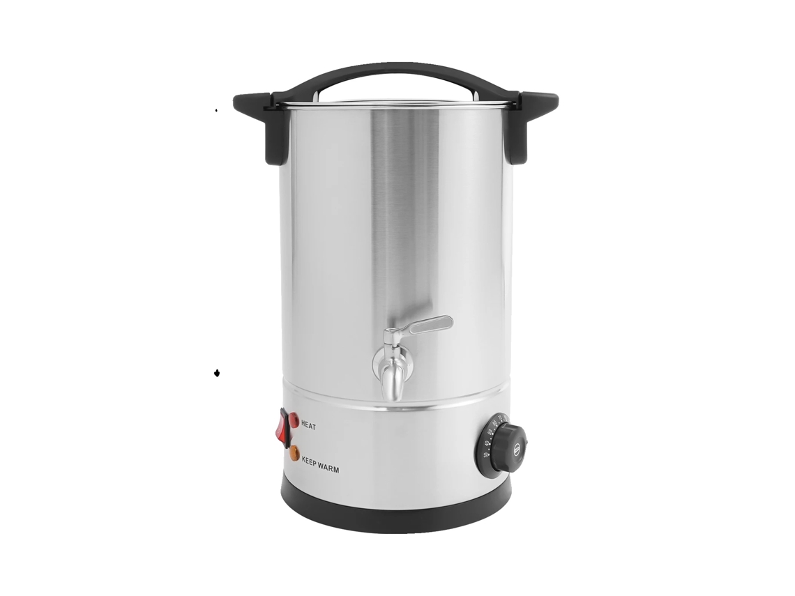 Panela Derretedora De Cera, Potência De 1800w, Faixa De Temperatura Ajustável, Prata