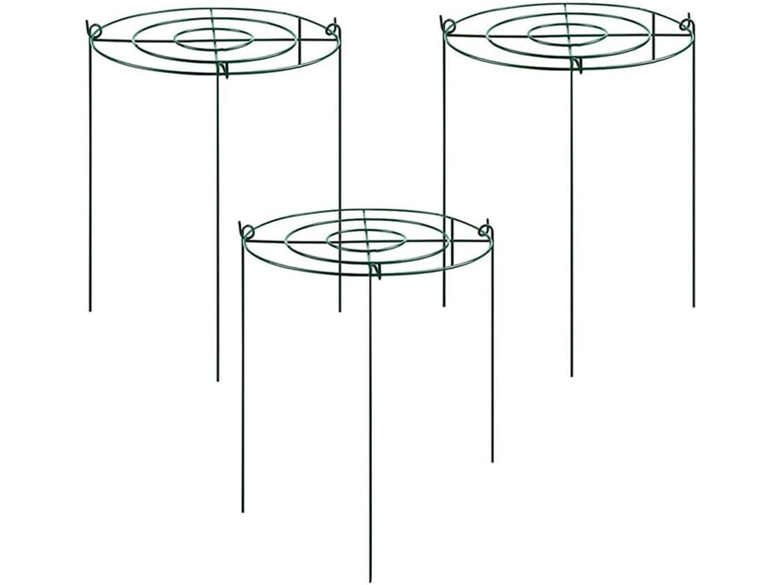 Conjunto De 3 Suportes Para Peônias, Treliça Para Cultivo Com Arcos De 1,20 M, Suporte Para Plantas, Gokoco