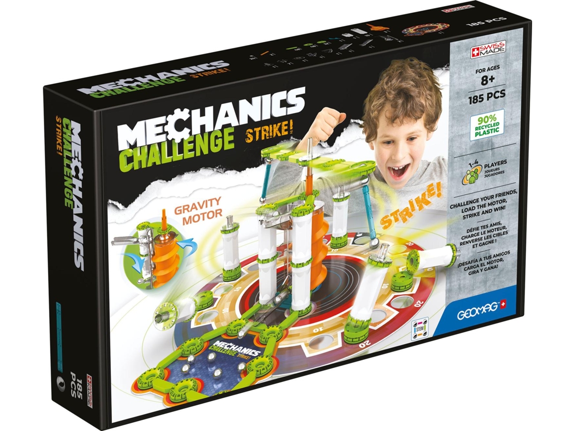 Mechanics Challenge Strike 185 Peças Geomag