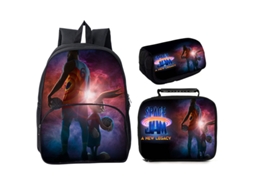 Conjunto Mochila Escolar 3 Peças, 17 Polegadas, Aulas