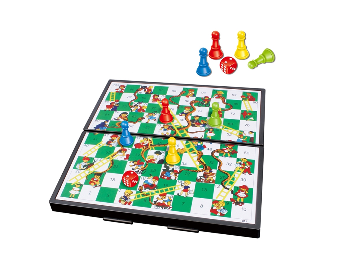 Jogo De Tabuleiro Snake Chess Magnético Plegável Portátil Para Família Crianças Adultos Brinquedo Presente