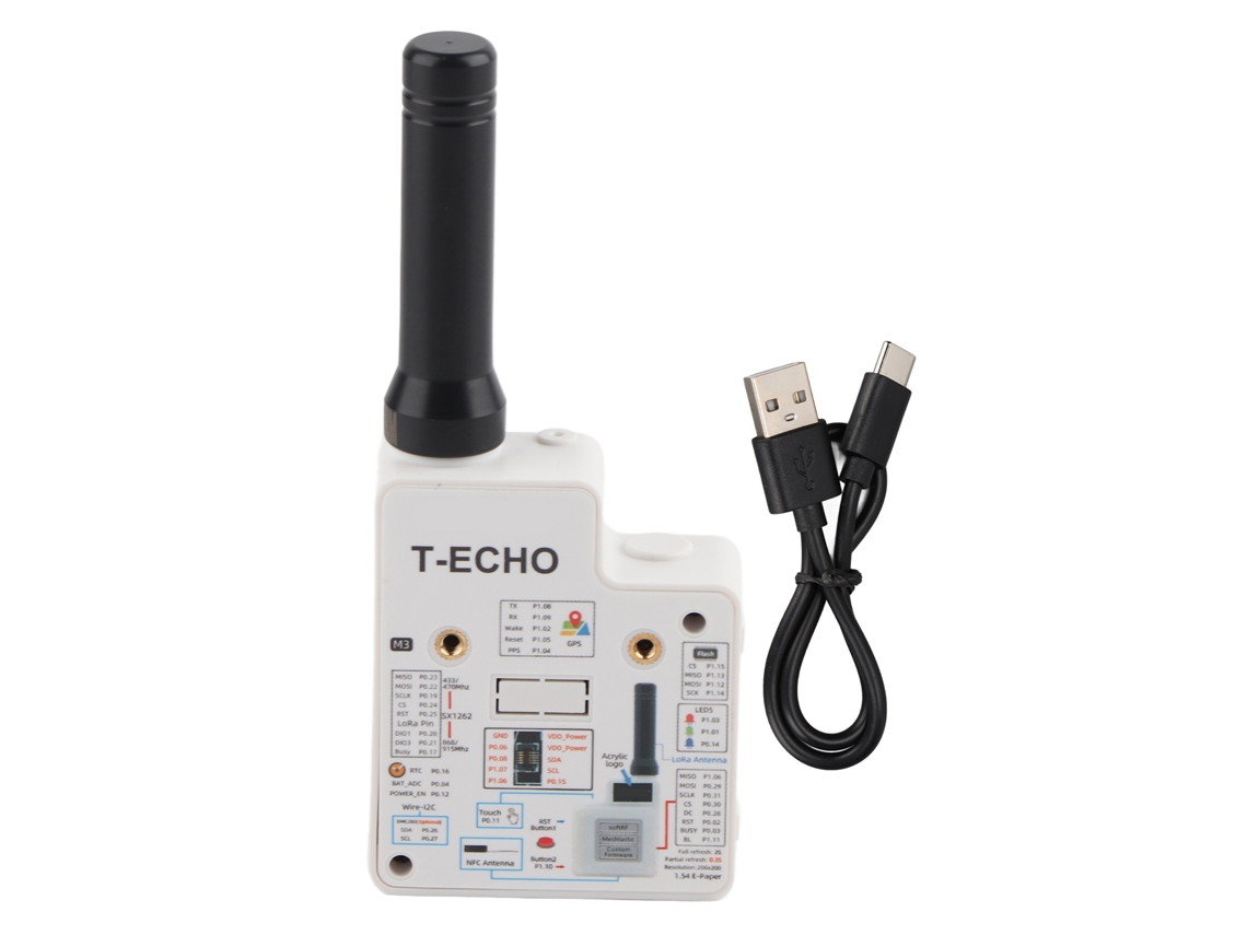 Módulo LAXISCREED T echo Lora Gps 868mhz E paper