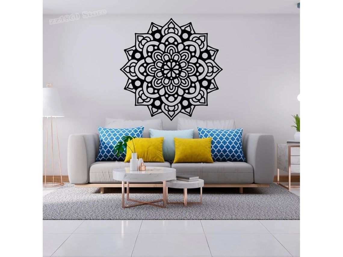 Adesivos Muraux Mandala Adesivos Muraux Mandala Janela Para Salão Maison Yoga Room Decoração Adesivos Arte Meditação Adesivos