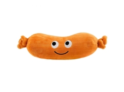 2026-1 Peça Peluche Salsicha 20cm Mini Boneco De Comida Almofada Brinquedo Macio Presente Quarto Escritório Marrón