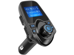 Transmissor Fm Bluetooth Veicular, Mãos-livres, Visor Lcd