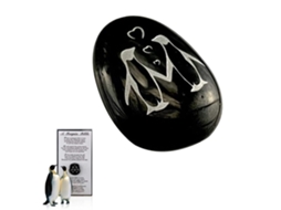 Ats pingüino de Bolsillo Abrazo Pingüino Mini Animal Adorno de Pingüino Abrazo Con Tarjeta de Saludo Regalo Animal Bonito