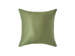 Homescapes Moss Green European Size Pillowcase Organic Cotton 400 Tc, 60 X 60 Cm