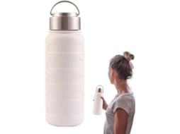 Garrafa Térmica De Aço Inoxidável Para Caminhadas, 1000 Ml, Mantém Bebidas Quentes E Frias, Ideal Pa Gokoco