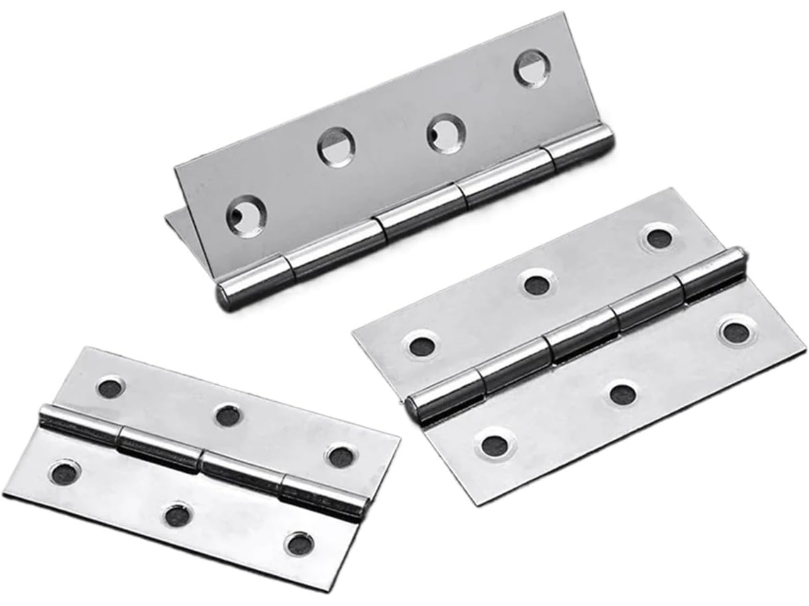Dobradiças De Porta, Conector Em Aço Inoxidável, Para Móveis, Gavetas