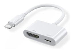 Adaptador Hdmi Para Iphone Para Tv Hdmi1211-y8 Branco*