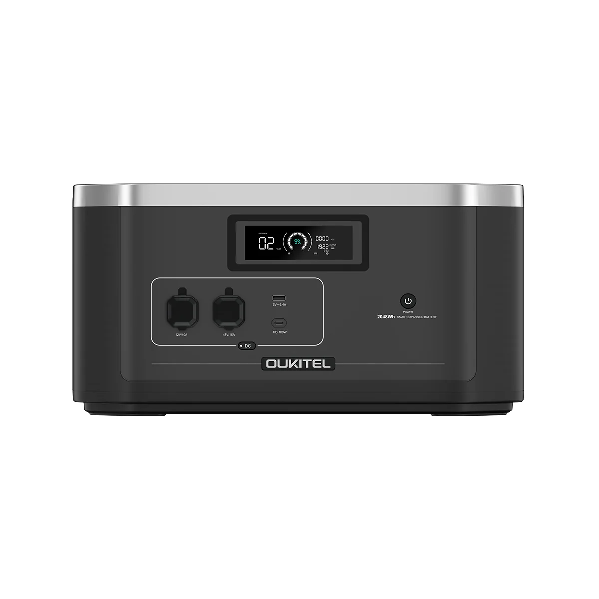 Expansion Battery Lifepo4 2048wh Oukitel B2000 4000 Ciclos Carregamento Rápido 100w Ip65 Ideal Para Acampamento E Falhas De Energia