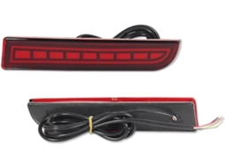 Piscas De Led Para Mitsubishi Lancer Evo Evolution Asx, Outlander E Sport Rvr, Com Refletor De Para Choque, Luz De Seta