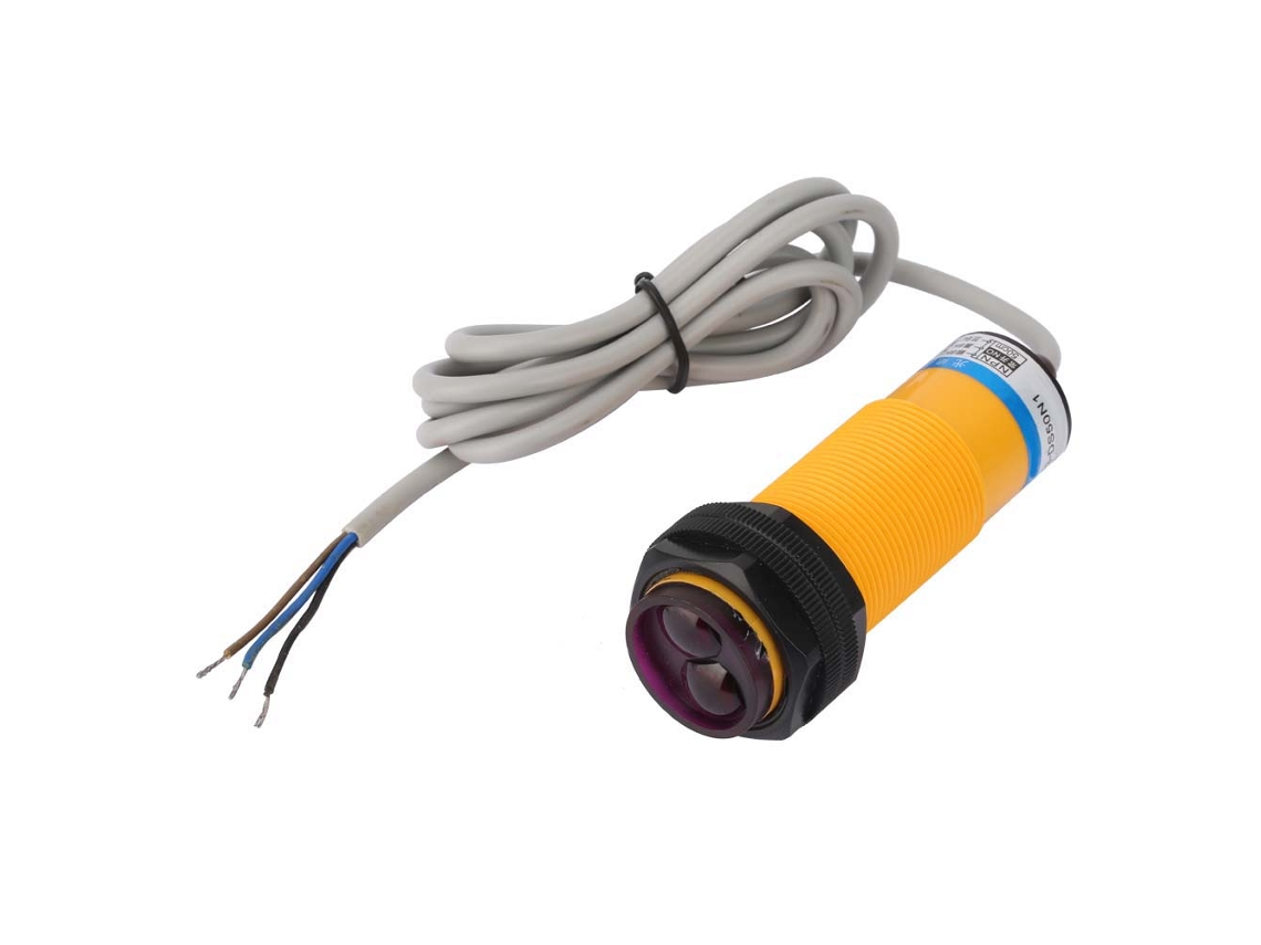 Sensor Fotoelétrico de Proximidade Infravermelho 70cm DC 6-36v E3F3 DS50N1