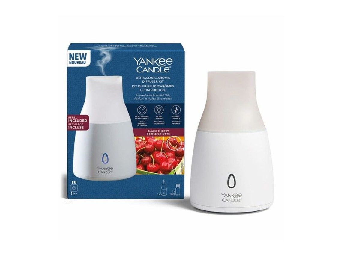 Kit De Início Yankee Candle Para Difusor De Aromas A Ultrassons Cereja Negra