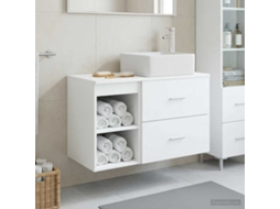 Vidaxl Conjunto De Móveis Para Banheiro 2 Pcs Branco