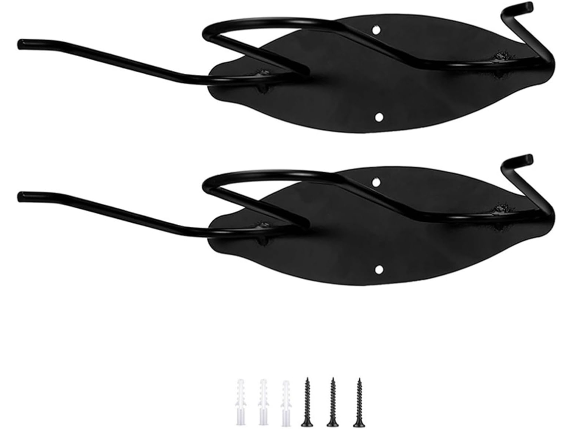 2 Ganchos De Metal Para Pendurar Artigos Pesca E Botas, Com