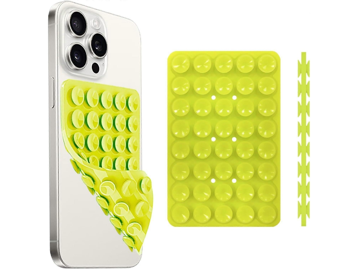 Nova Capa De Silicone Com Ventosa Para Celular, Dupla Face, Acessório Para Celular Com Forte Aderência Para Selfies E Vídeos, Permitindo O Uso Com As