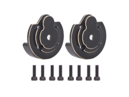 Mali 2pcs Capas de Portal Externas de Latão Contrapeso para Carro de Escalada Rc Axial 1/18 Utb18 Capra