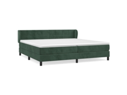 Box Spring Bed, Box Spring Beds Vidaxl Verde Veludo (200 X 200 Cm)