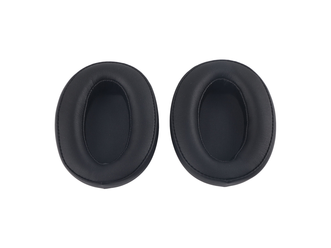 Pads Ouvido De Couro Proteína Macio Espuma Memória Capa Para Fones Whh910n Preto