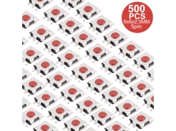 Laxiscreed Interruptor Smd 5 Pinos 6x6x2,5mm Em Embalagem De 500 Unidades