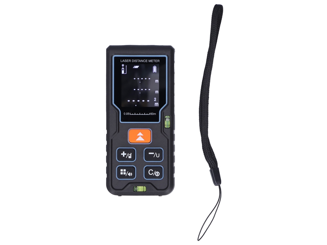 Medidor De Distância A Laser S60 Com Luz De Fundo 0.05-60m Manual