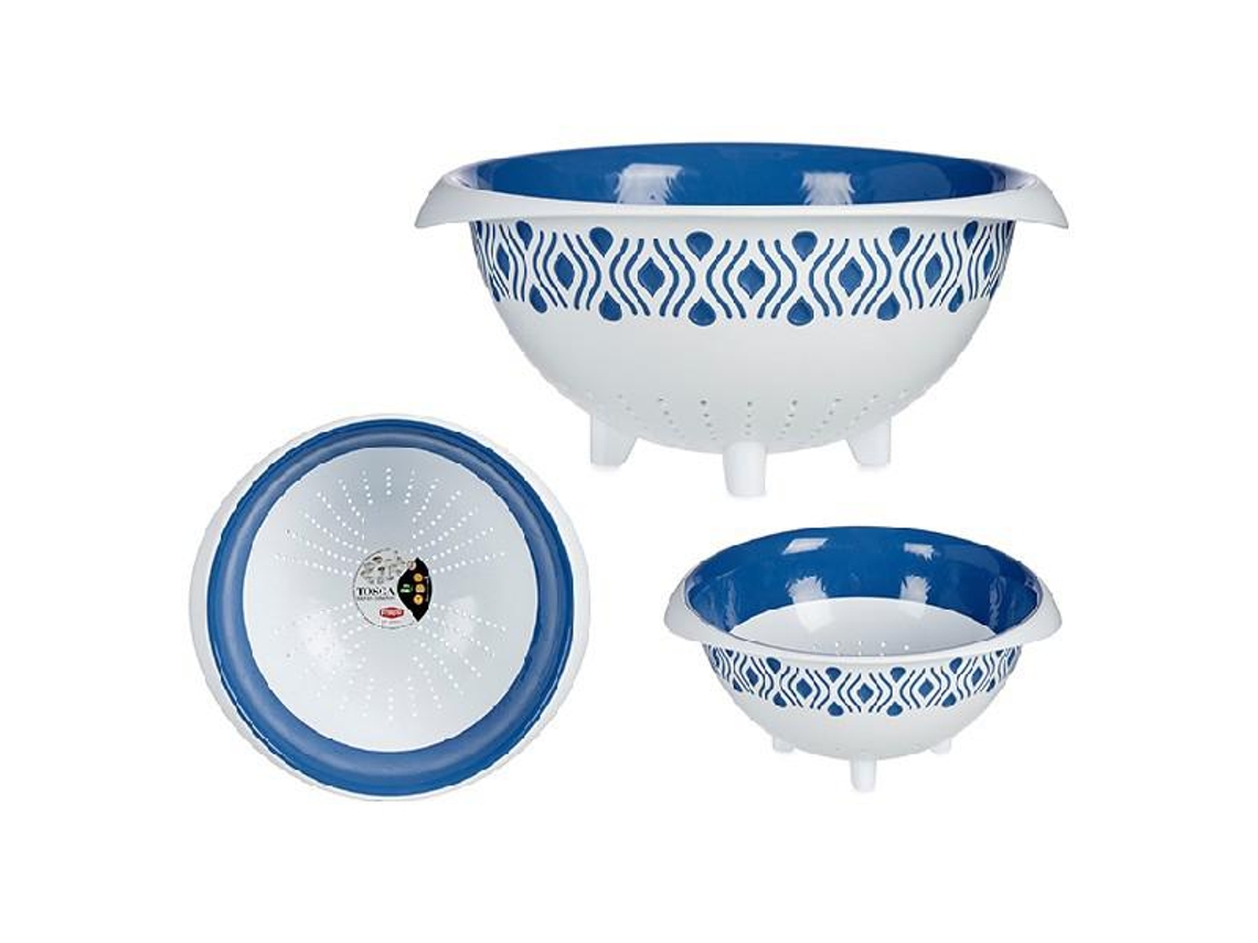 Escorredor Azul Plástico 28 Cm