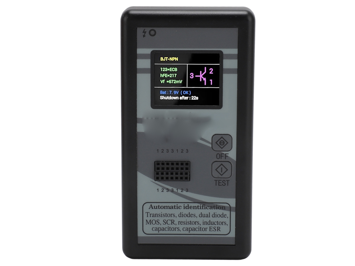 Aetheria testador de Transistores Tft Color 1.8 Polegadas Identificação Automática Npn Pnp Mosfet