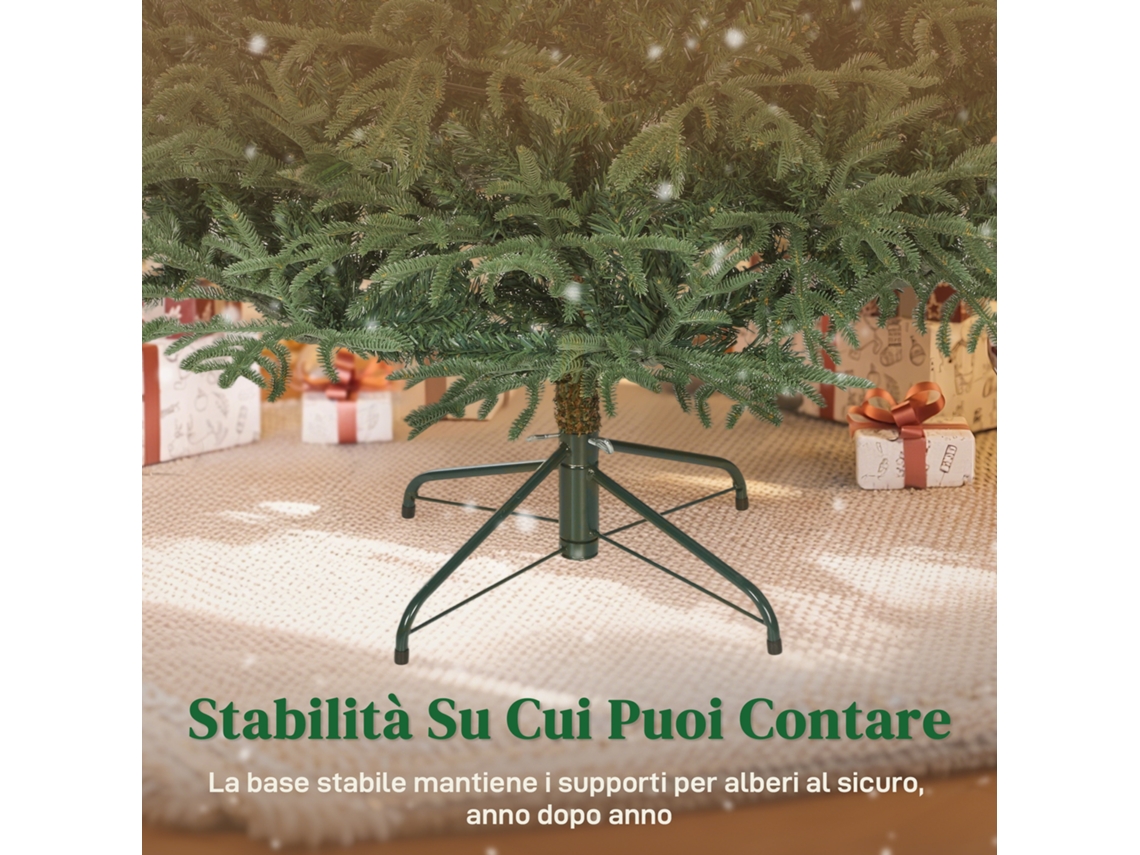 Árvore De Natal Artificial, Em Metal, Plástico, Cor Verde